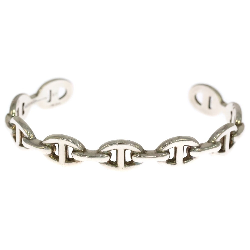 HERMES(エルメス) Chaine d'Ancre MM Enchainee シェーヌダンクル アンシェネ バングル ブレスレット シルバー