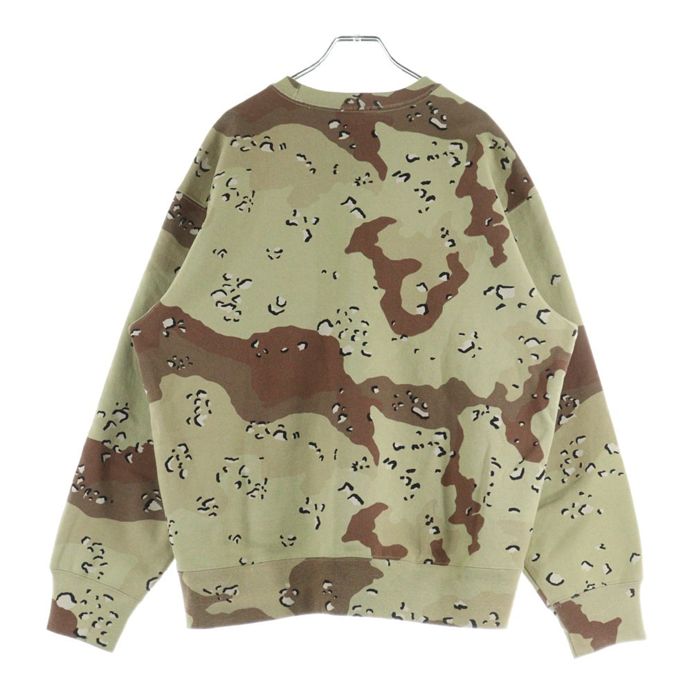 SUPREME(シュプリーム) 20AW Futura Logo Crewneck フューチュラ ロゴプリント カモ柄 クルーネックスウェットトレーナー マルチ