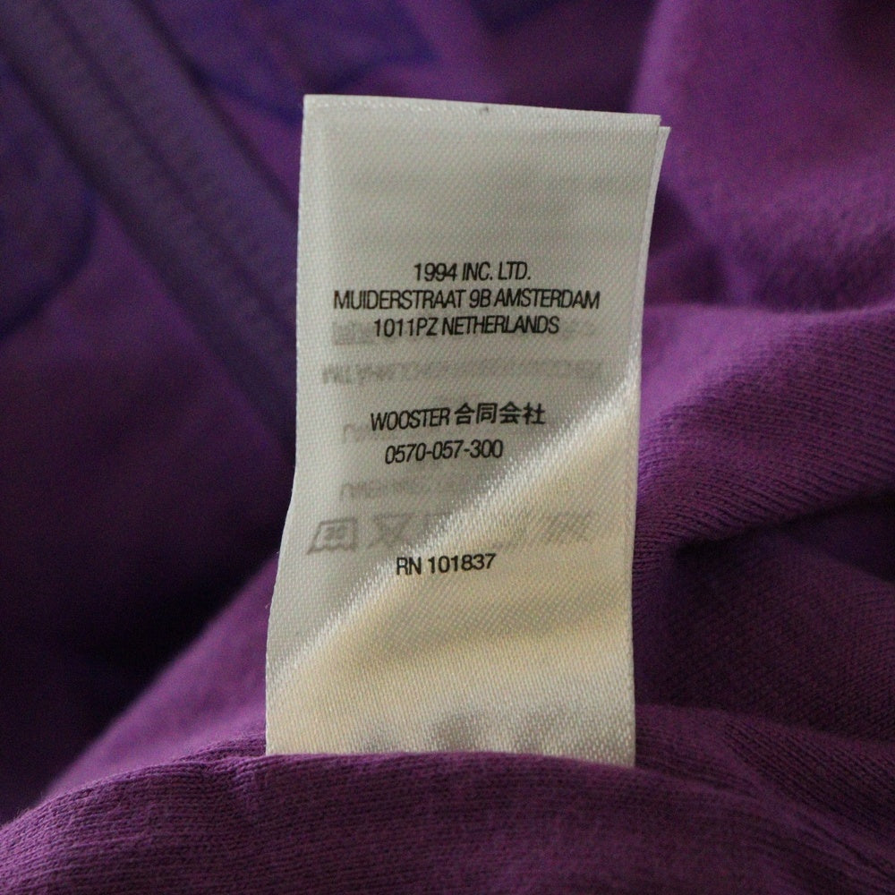 SUPREME(シュプリーム) 21AW Logo Ripstop Hooded Track Jacket ロゴ リップストップ 総柄 ジップアップ フーデッド トラックジャケット パープル