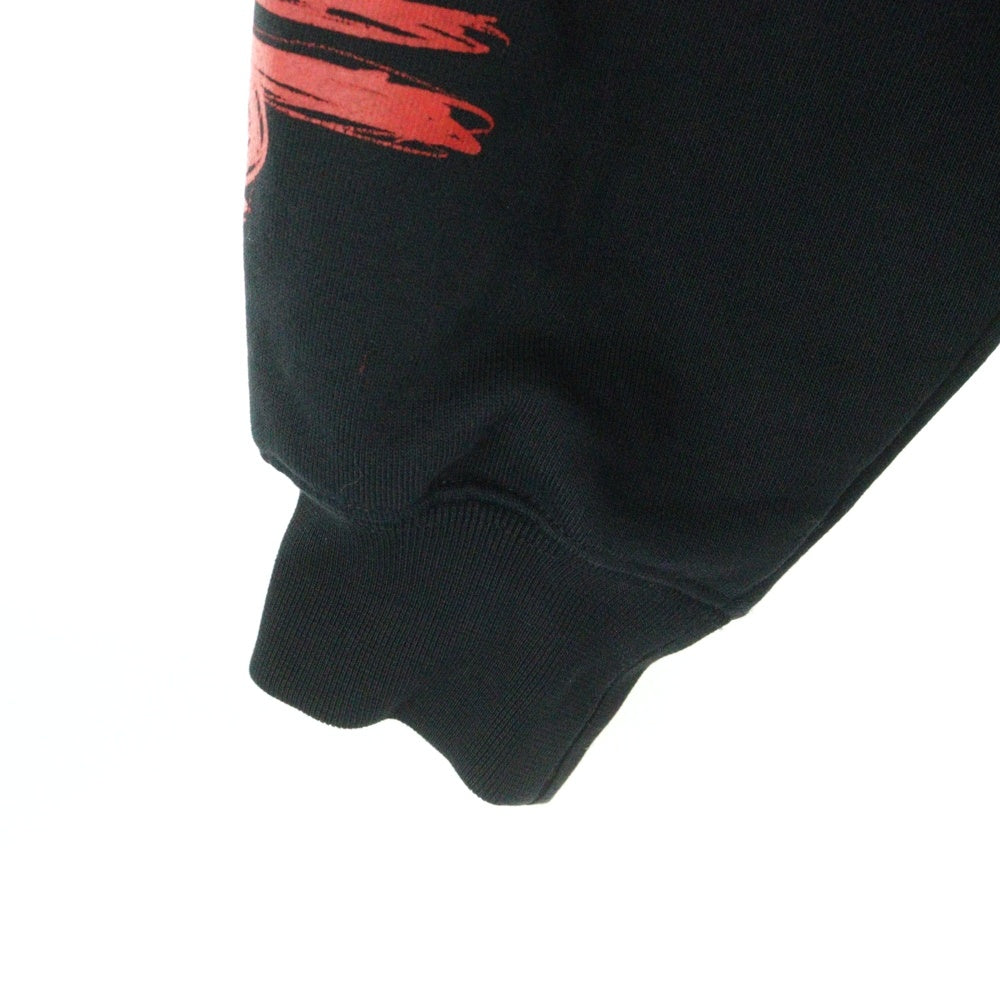 VETEMENTS(ヴェトモン) 21AW WORLD TOUR HOODIE ワールドツアー ロゴプリント プルオーバーパーカー フーディー ブラック UA52TR910R