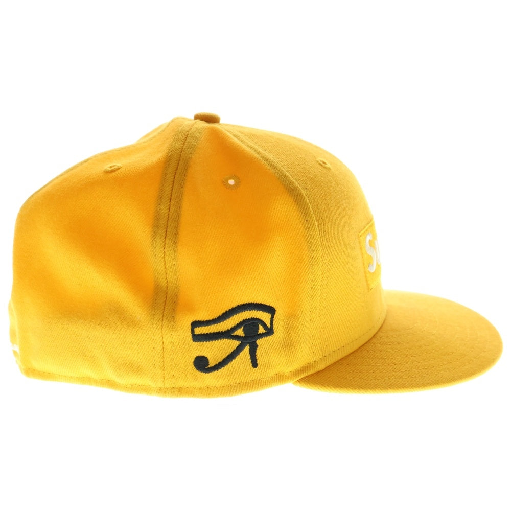 SUPREME(シュプリーム) 21SS ×NEW ERA Champions Box Logo ニューエラ チャンピオン ボックスロゴデザイン ベースボールキャップ 帽子 イエロー