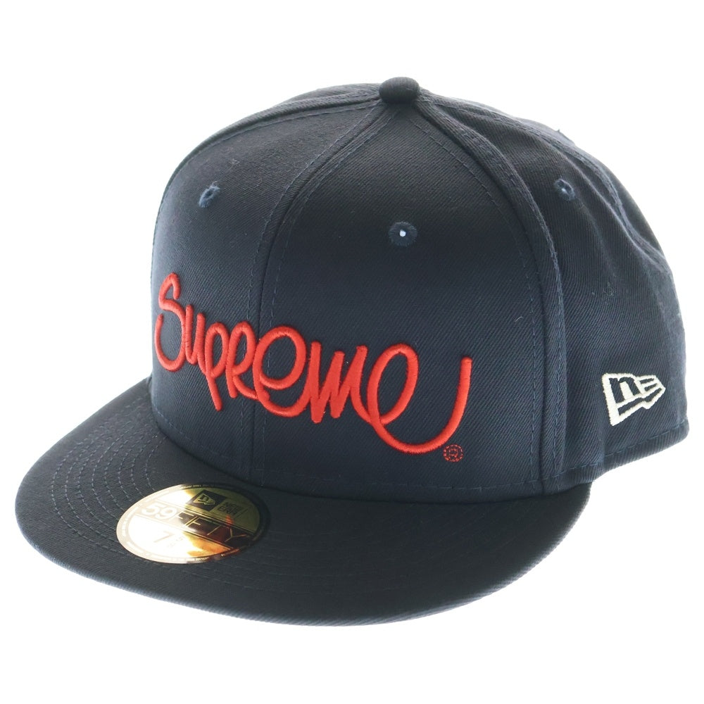 SUPREME(シュプリーム) 22SS×New Era Handstyle cap ニューエラ ハンドスタイル キャップ ネイビー