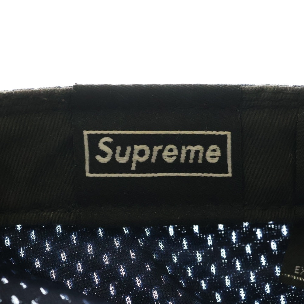 SUPREME(シュプリーム) 18SS ×NEWERA Mesh Box Logo Cap ニューエラ ボックスロゴデザイン メッシュキャップ ネイビー