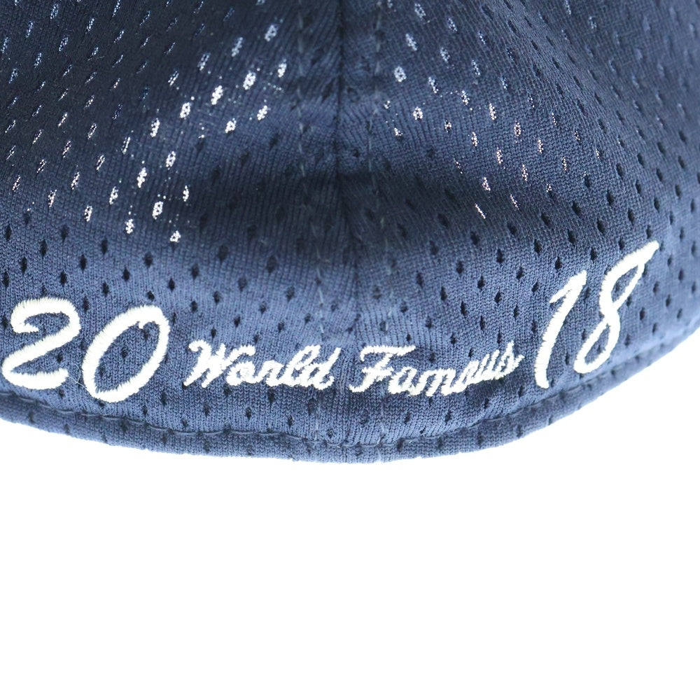 SUPREME(シュプリーム) 18SS ×NEWERA Mesh Box Logo Cap ニューエラ ボックスロゴデザイン メッシュキャップ ネイビー