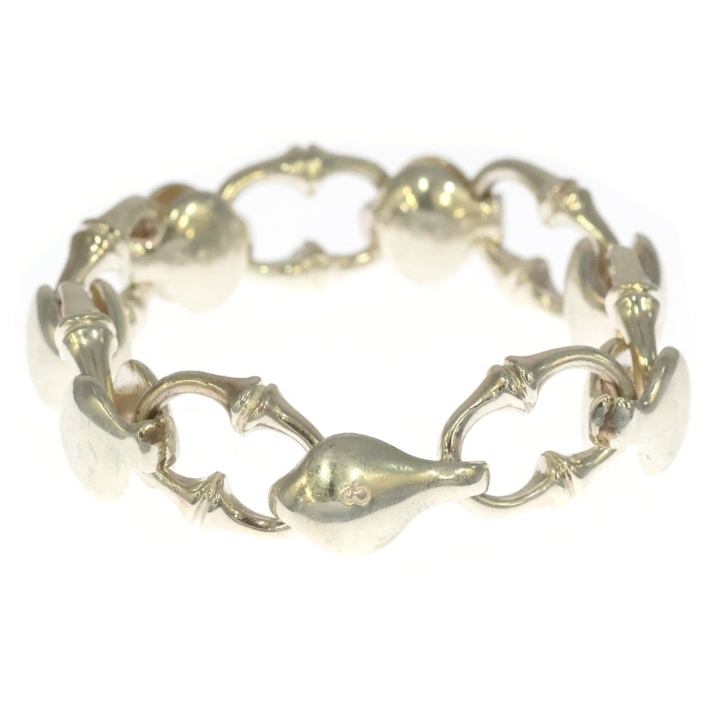 NO BRAND(ノーブランド) here's ヒアーズ SPINAL COLUMN BRACELET 301 スパイナル コラム ブレスレット シルバー