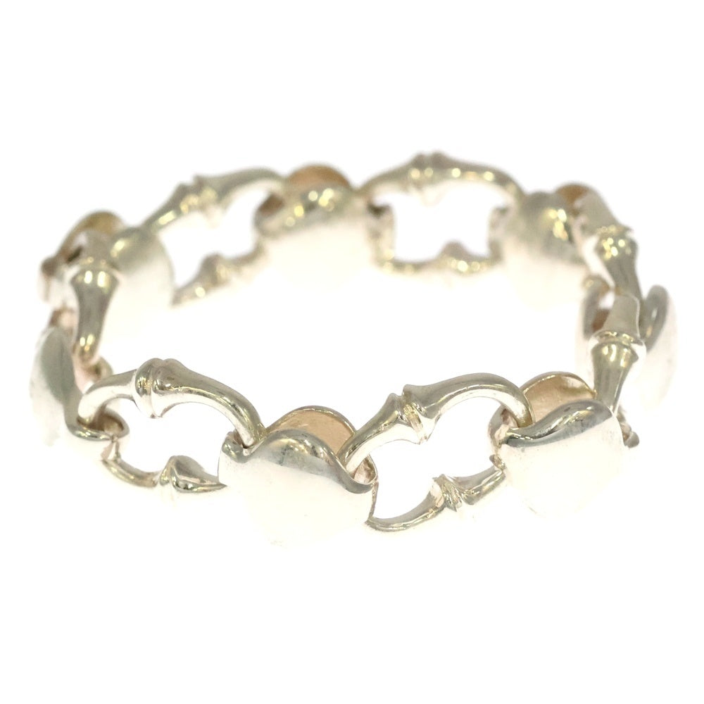NO BRAND(ノーブランド) here's ヒアーズ SPINAL COLUMN BRACELET 301 スパイナル コラム ブレスレット シルバー