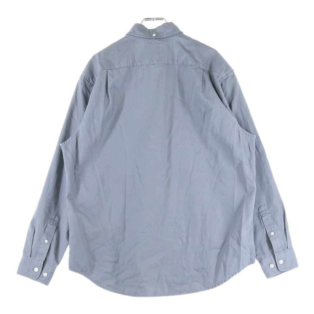 SUPREME(シュプリーム) 22AW Small Box Shirt スモールボックスロゴ ボタンダウン 長袖 ロングスリーブシャツ グレー