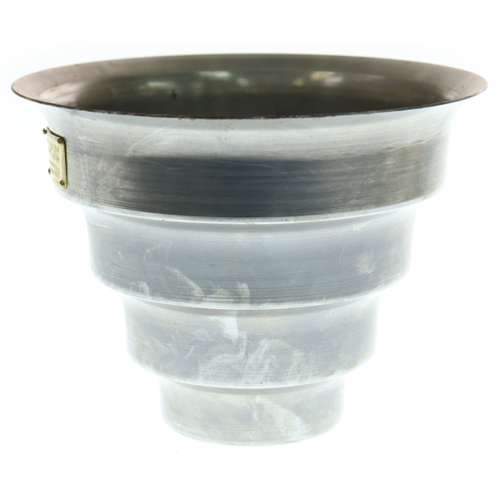 m&m(エムアンドエム) ×MASSES POT TYPE 8 - CLIFF STEEL / MEDIUM マシス クリフ 鉄鉢 ポット シルバー