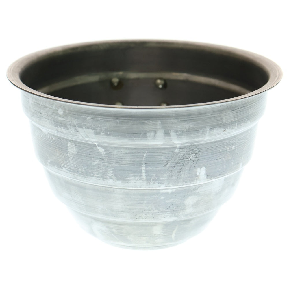 m&m(エムアンドエム) ×MASSES POT TYPE 4 - TERMIT STEEL / MEDIUM マシス ターミット 鉄鉢 ポット シルバー