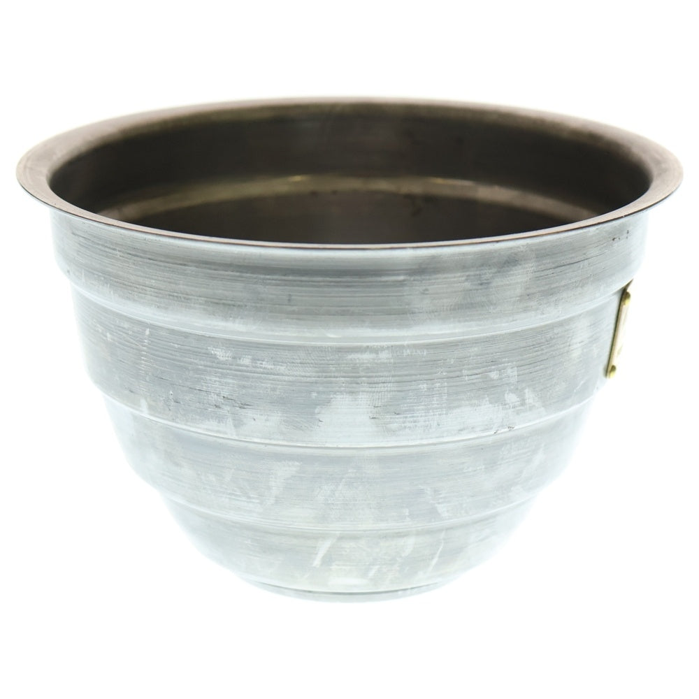 m&m(エムアンドエム) ×MASSES POT TYPE 4 - TERMIT STEEL / MEDIUM マシス ターミット 鉄鉢 ポット シルバー