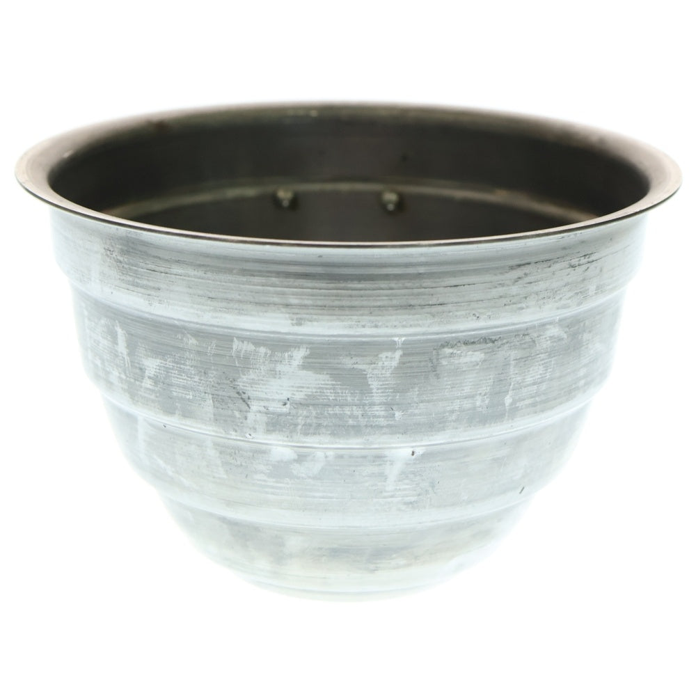 m&m(エムアンドエム) ×MASSES POT TYPE 4 - TERMIT STEEL / MEDIUM マシス ターミット 鉄鉢 ポット シルバー