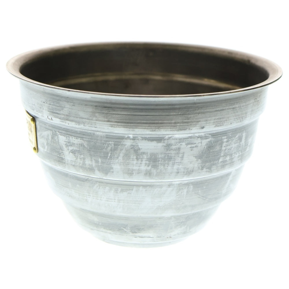 m&m(エムアンドエム) ×MASSES POT TYPE 4 - TERMIT STEEL / MEDIUM マシス ターミット 鉄鉢 ポット シルバー