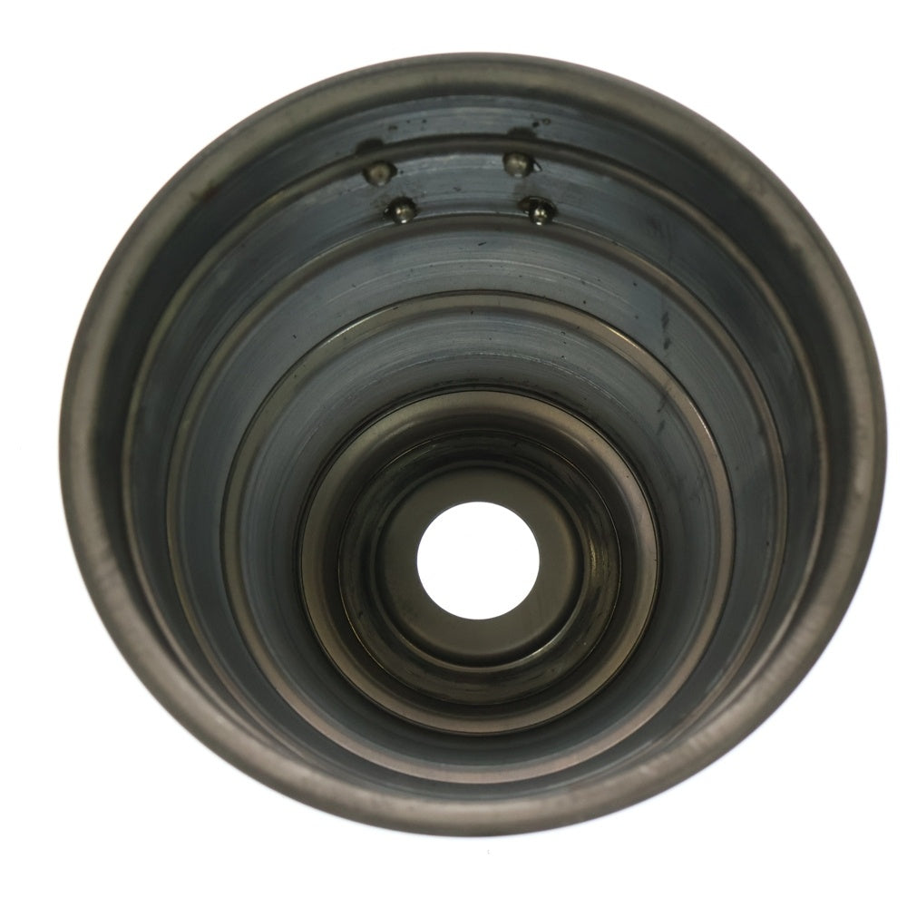 m&m(エムアンドエム) ×MASSES POT TYPE 4 - TERMIT STEEL / MEDIUM マシス ターミット 鉄鉢 ポット シルバー