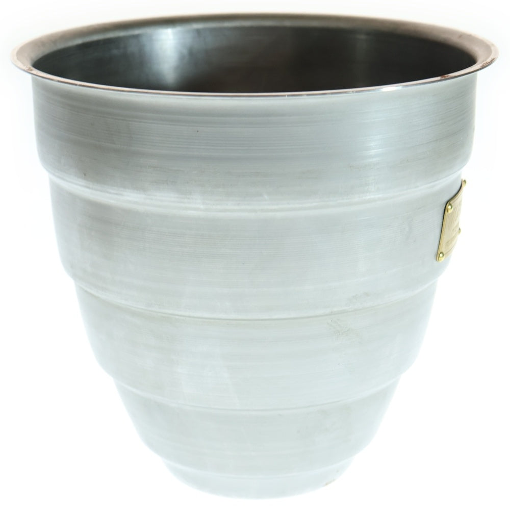 m&m(エムアンドエム) ×MASSES POT TYPE 1 - Chrysails STEEL / MEDIUM マシス クリサリス 鉄鉢 ポット シルバー