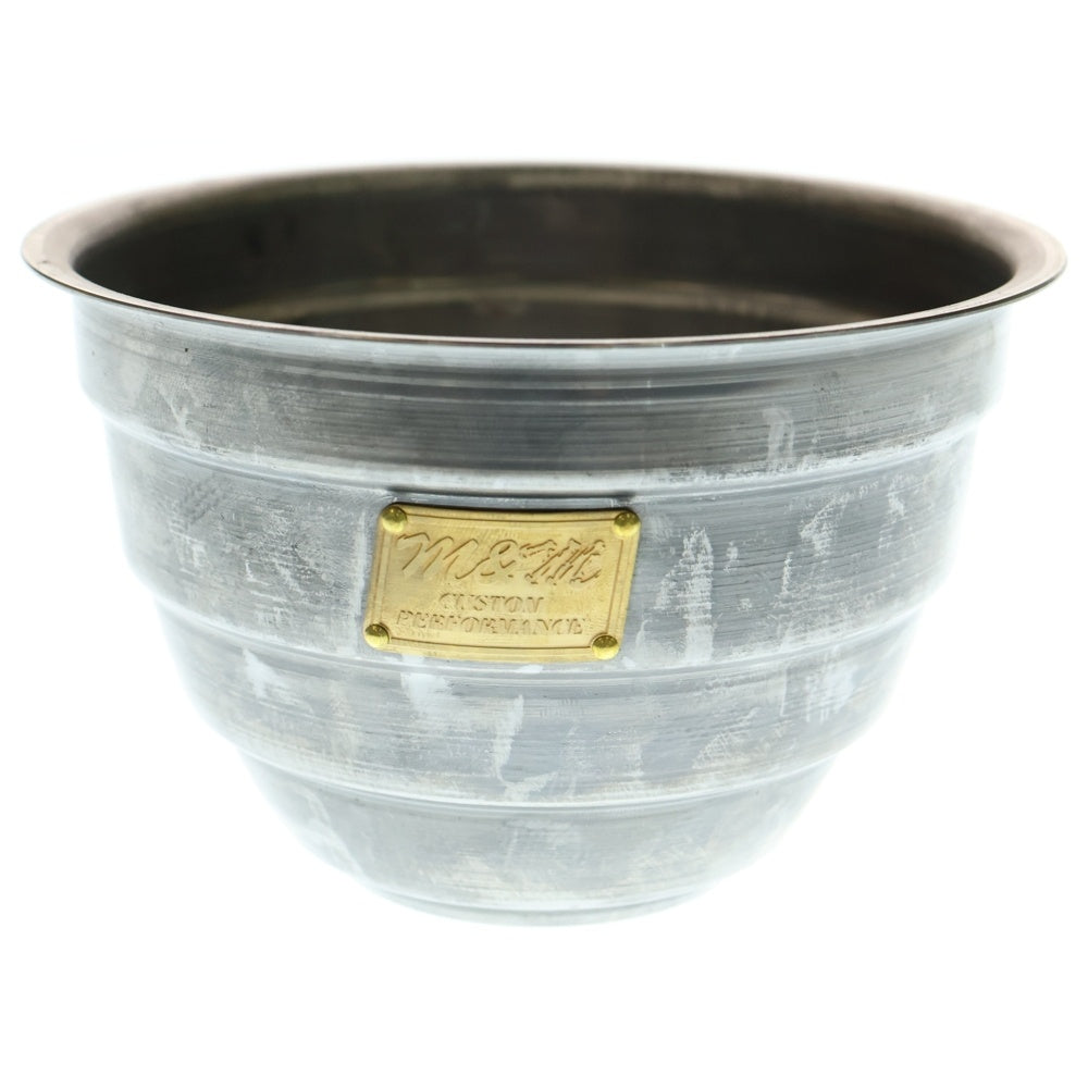 m&m(エムアンドエム) ×MASSES POT TYPE 4 - TERMIT STEEL / MEDIUM マシス ターミット 鉄鉢 ポット シルバー