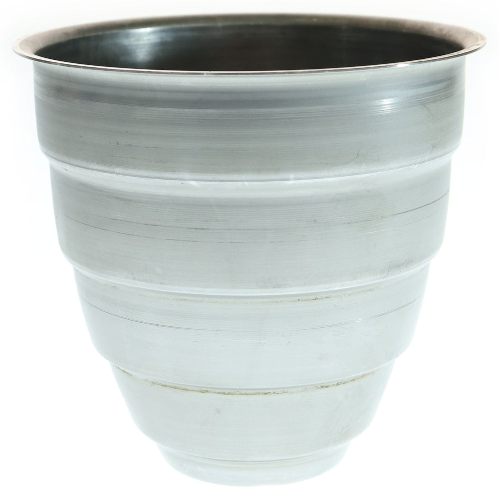 m&m(エムアンドエム) ×MASSES POT TYPE 1 - Chrysails STEEL / MEDIUM マシス クリサリス 鉄鉢 ポット シルバー