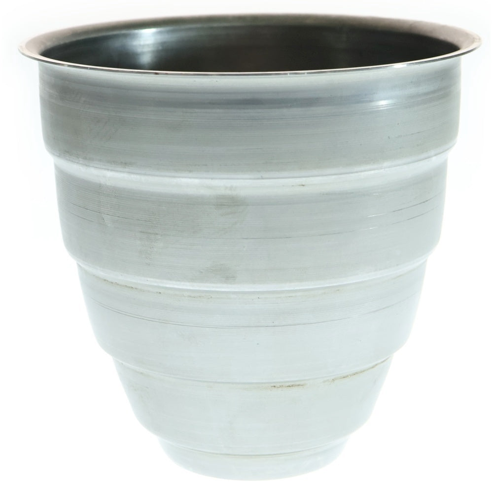 m&m(エムアンドエム) ×MASSES POT TYPE 1 - Chrysails STEEL / MEDIUM マシス クリサリス 鉄鉢 ポット シルバー