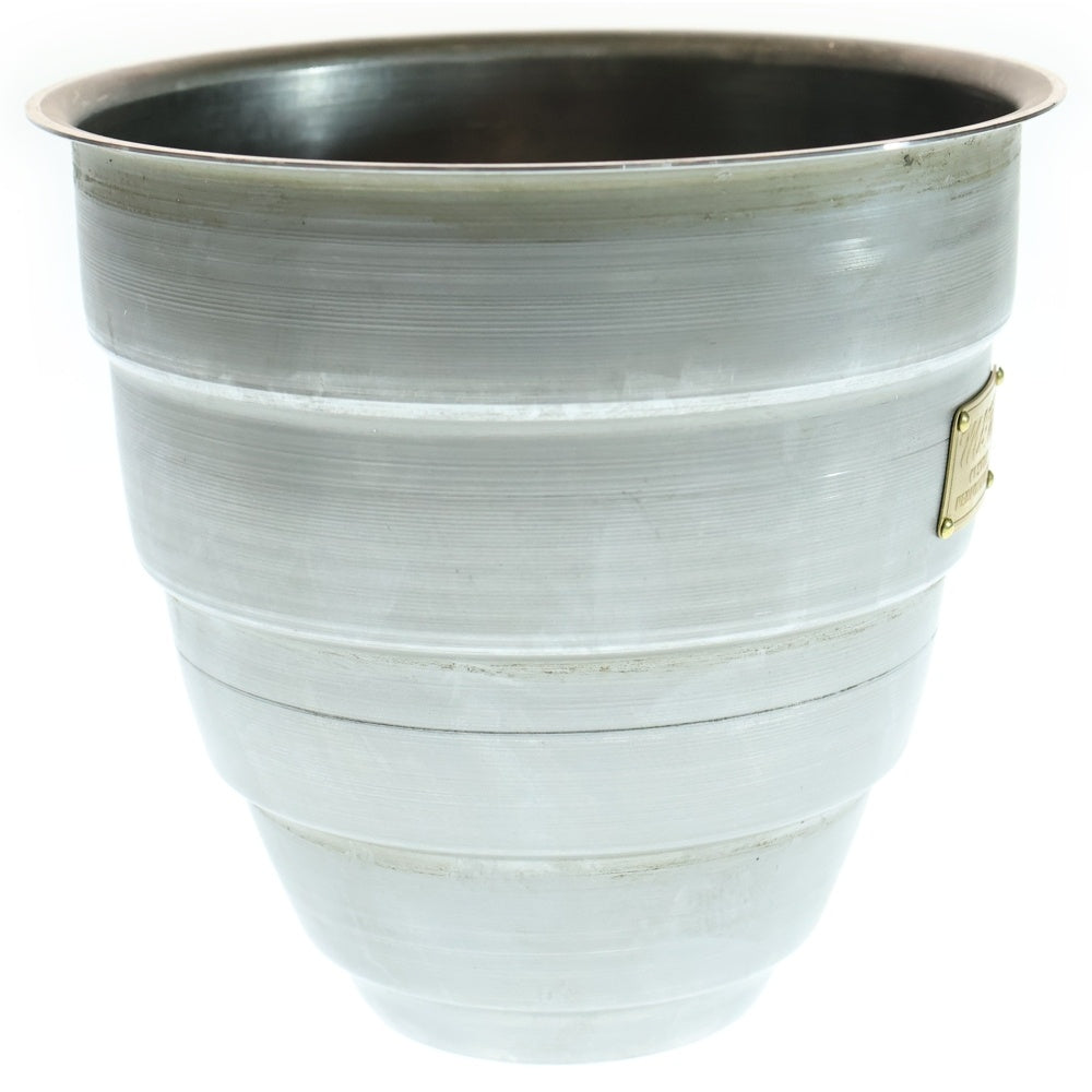 m&m(エムアンドエム) ×MASSES POT TYPE 1 - Chrysails STEEL / MEDIUM マシス クリサリス 鉄鉢 ポット シルバー