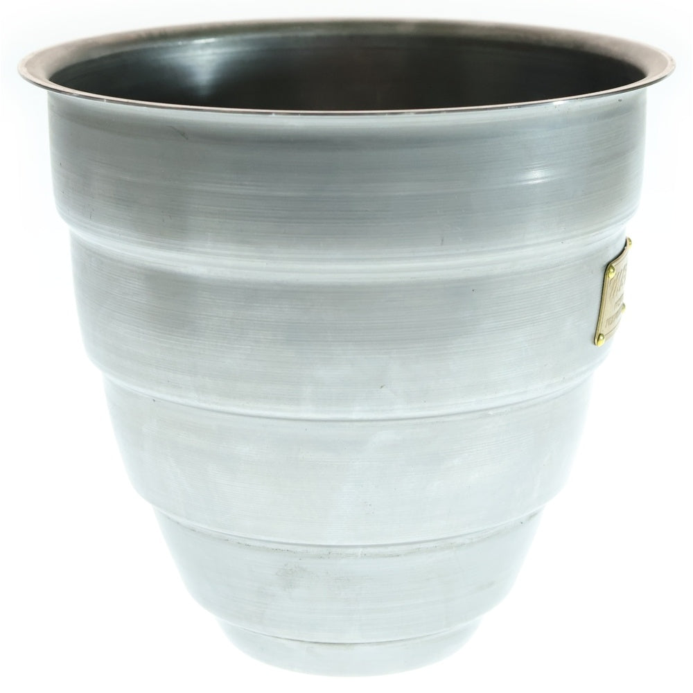 m&m(エムアンドエム) ×MASSES POT TYPE 1 - Chrysails STEEL / MEDIUM マシス クリサリス 鉄鉢 ポット シルバー