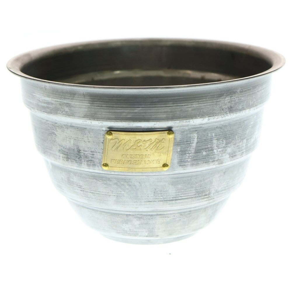 m&m(エムアンドエム) ×MASSES POT TYPE 4 - TERMIT STEEL / MEDIUM マシス ターミット 鉄鉢 ポット シルバー