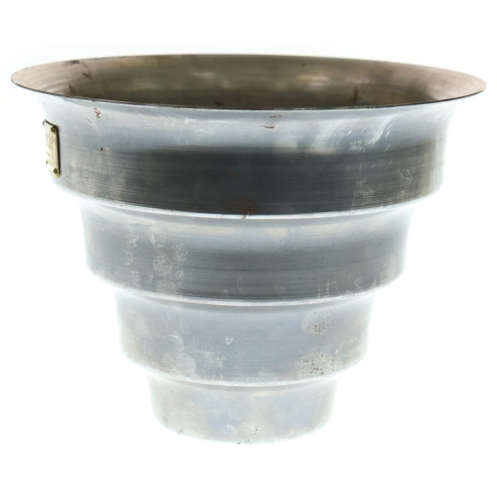 m&m(エムアンドエム) ×MASSES POT TYPE 8 - CLIFF STEEL / MEDIUM マシス クリフ 鉄鉢 ポット シルバー