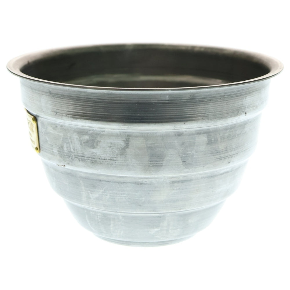 m&m(エムアンドエム) ×MASSES POT TYPE 4 - TERMIT STEEL / MEDIUM マシス ターミット 鉄鉢 ポット シルバー