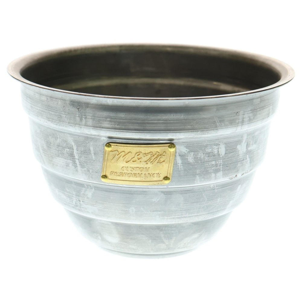 m&m(エムアンドエム) ×MASSES POT TYPE 4 - TERMIT STEEL / MEDIUM マシス ターミット 鉄鉢 ポット シルバー