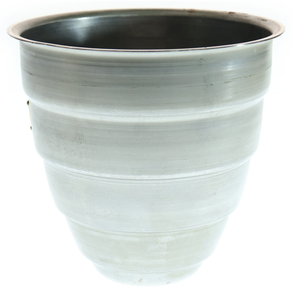 m&m(エムアンドエム) ×MASSES POT TYPE 1 - Chrysails STEEL / MEDIUM マシス クリサリス 鉄鉢 ポット シルバー