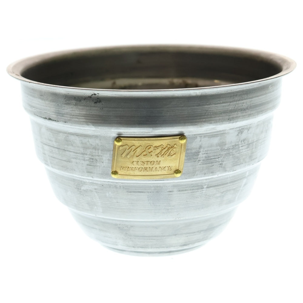 m&m(エムアンドエム) ×MASSES POT TYPE 4 - TERMIT STEEL / MEDIUM マシス ターミット 鉄鉢 ポット シルバー