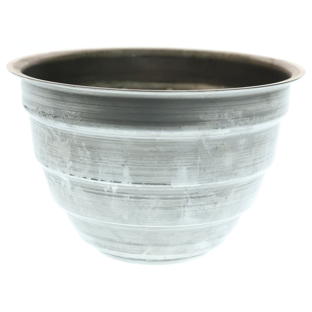 m&m(エムアンドエム) ×MASSES POT TYPE 4 - TERMIT STEEL / MEDIUM マシス ターミット 鉄鉢 ポット シルバー