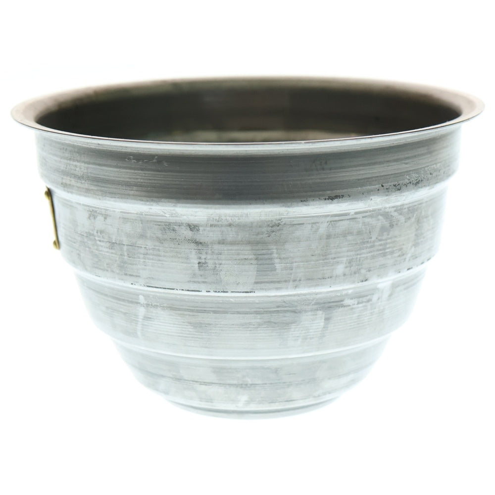 m&m(エムアンドエム) ×MASSES POT TYPE 4 - TERMIT STEEL / MEDIUM マシス ターミット 鉄鉢 ポット シルバー