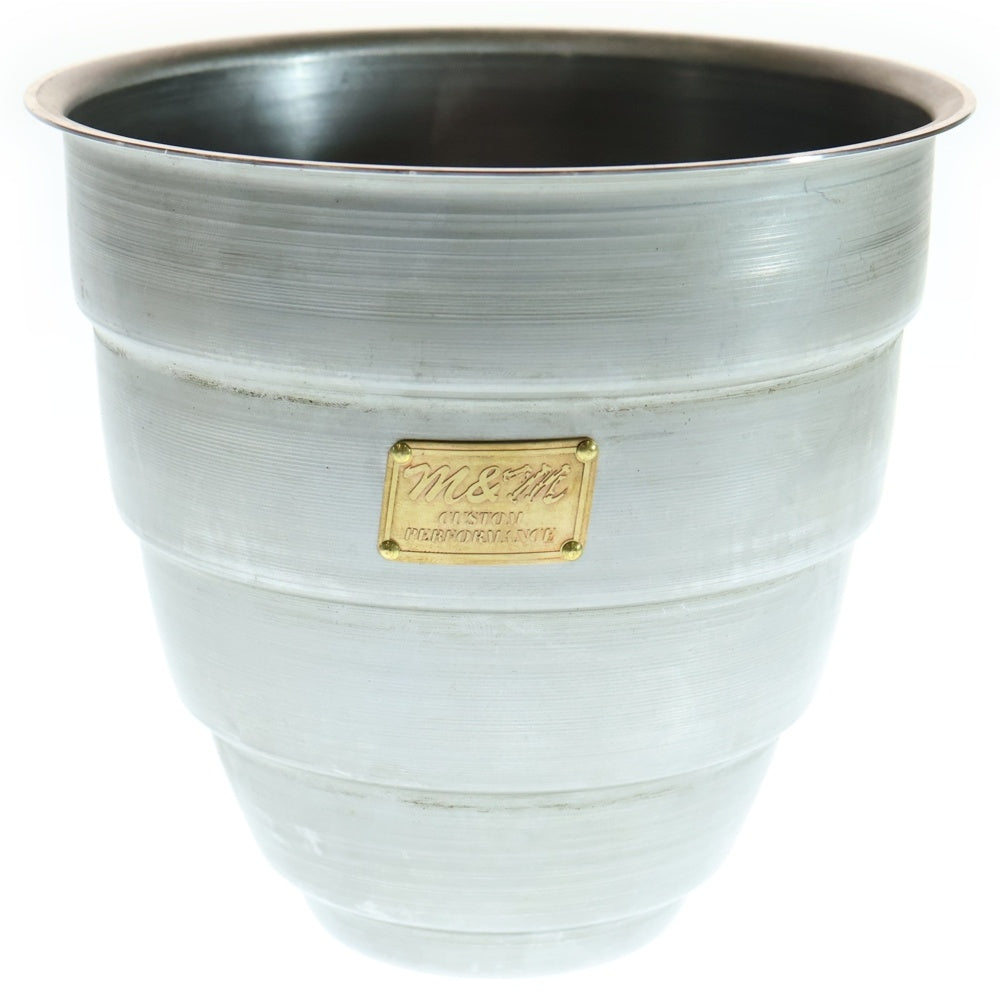 m&m(エムアンドエム) ×MASSES POT TYPE 1 - Chrysails STEEL / MEDIUM マシス クリサリス 鉄鉢 ポット シルバー