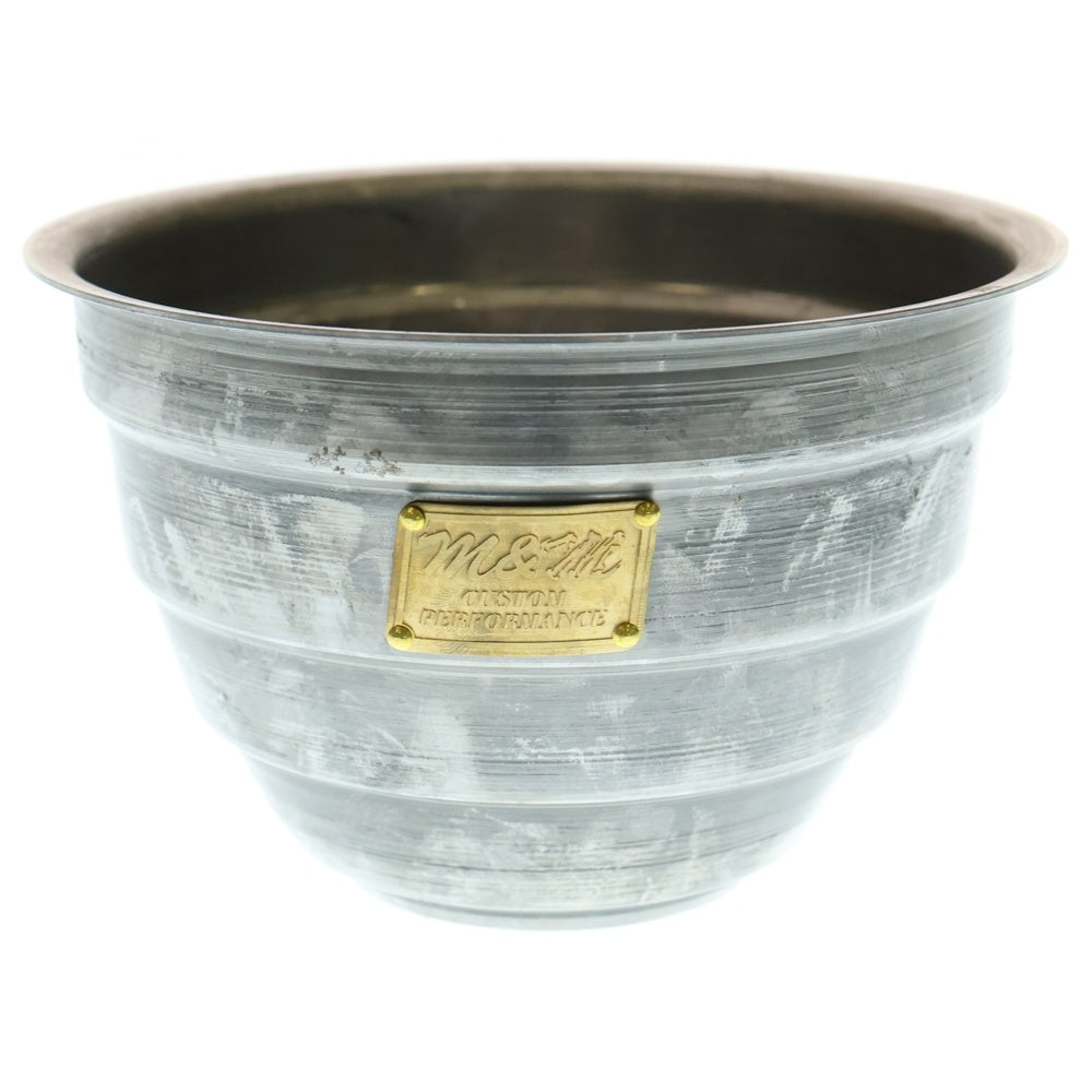 m&m(エムアンドエム) ×MASSES POT TYPE 4 - TERMIT STEEL / MEDIUM マシス ターミット 鉄鉢 ポット シルバー