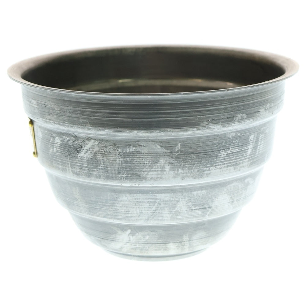 m&m(エムアンドエム) ×MASSES POT TYPE 4 - TERMIT STEEL / MEDIUM マシス ターミット 鉄鉢 ポット シルバー