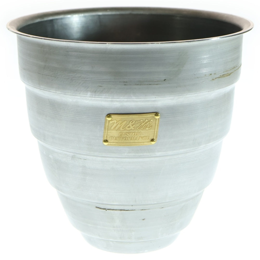 m&m(エムアンドエム) ×MASSES POT TYPE 1 - Chrysails STEEL / MEDIUM マシス クリサリス 鉄鉢 ポット シルバー