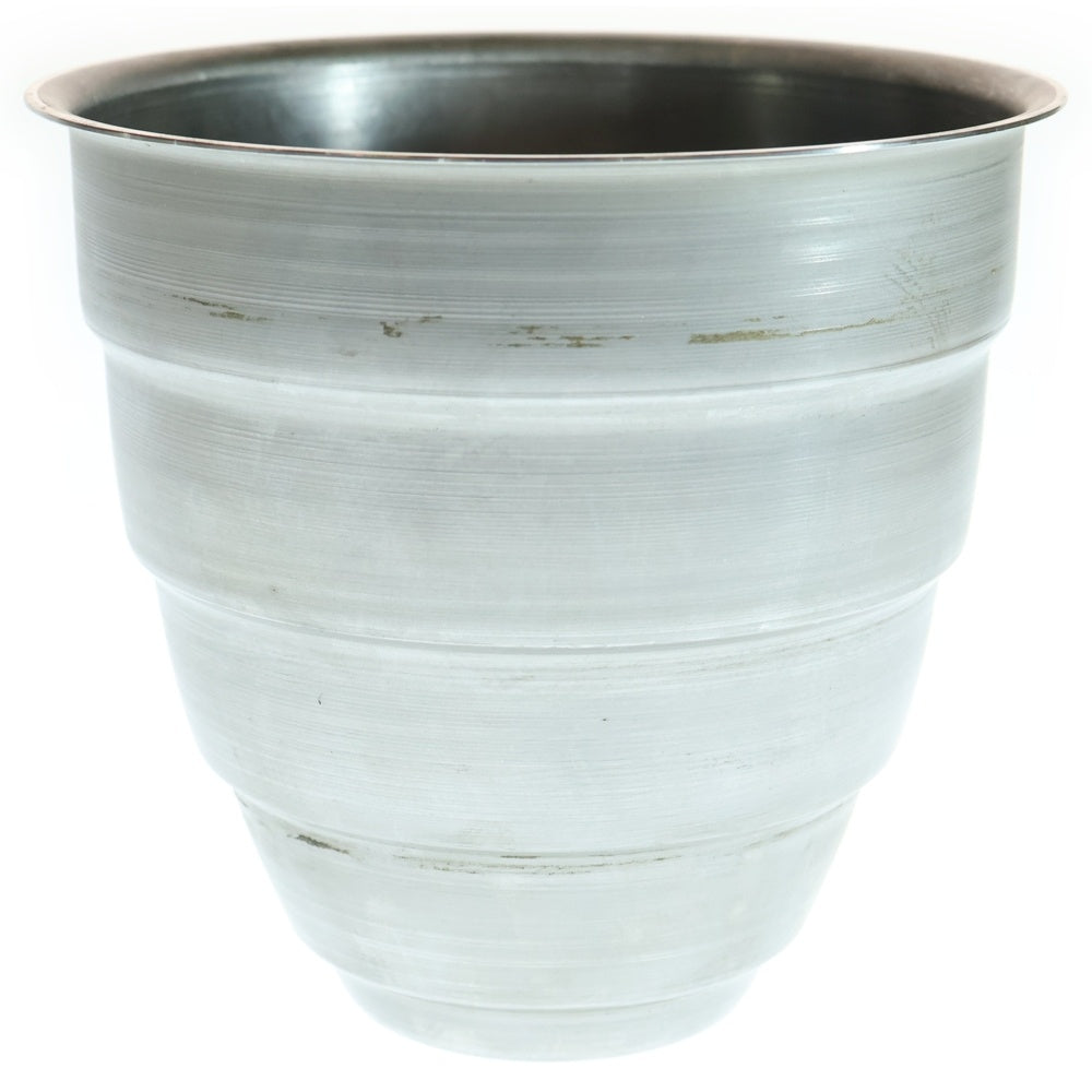 m&m(エムアンドエム) ×MASSES POT TYPE 1 - Chrysails STEEL / MEDIUM マシス クリサリス 鉄鉢 ポット シルバー