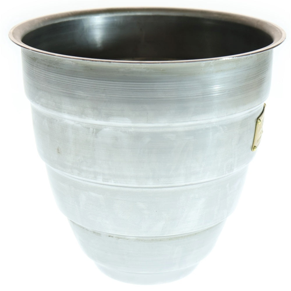 m&m(エムアンドエム) ×MASSES POT TYPE 1 - Chrysails STEEL / MEDIUM マシス クリサリス 鉄鉢 ポット シルバー