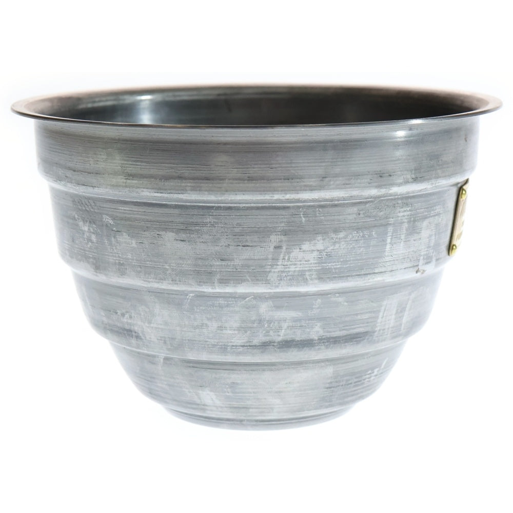 m&m(エムアンドエム) ×MASSES POT TYPE 4 - TERMIT STEEL / MEDIUM マシス ターミット 鉄鉢 ポット シルバー