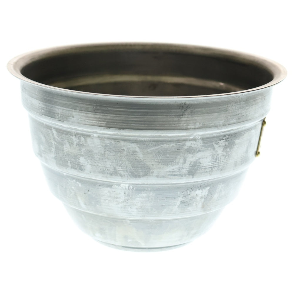 m&m(エムアンドエム) ×MASSES POT TYPE 4 - TERMIT STEEL / MEDIUM マシス ターミット 鉄鉢 ポット シルバー