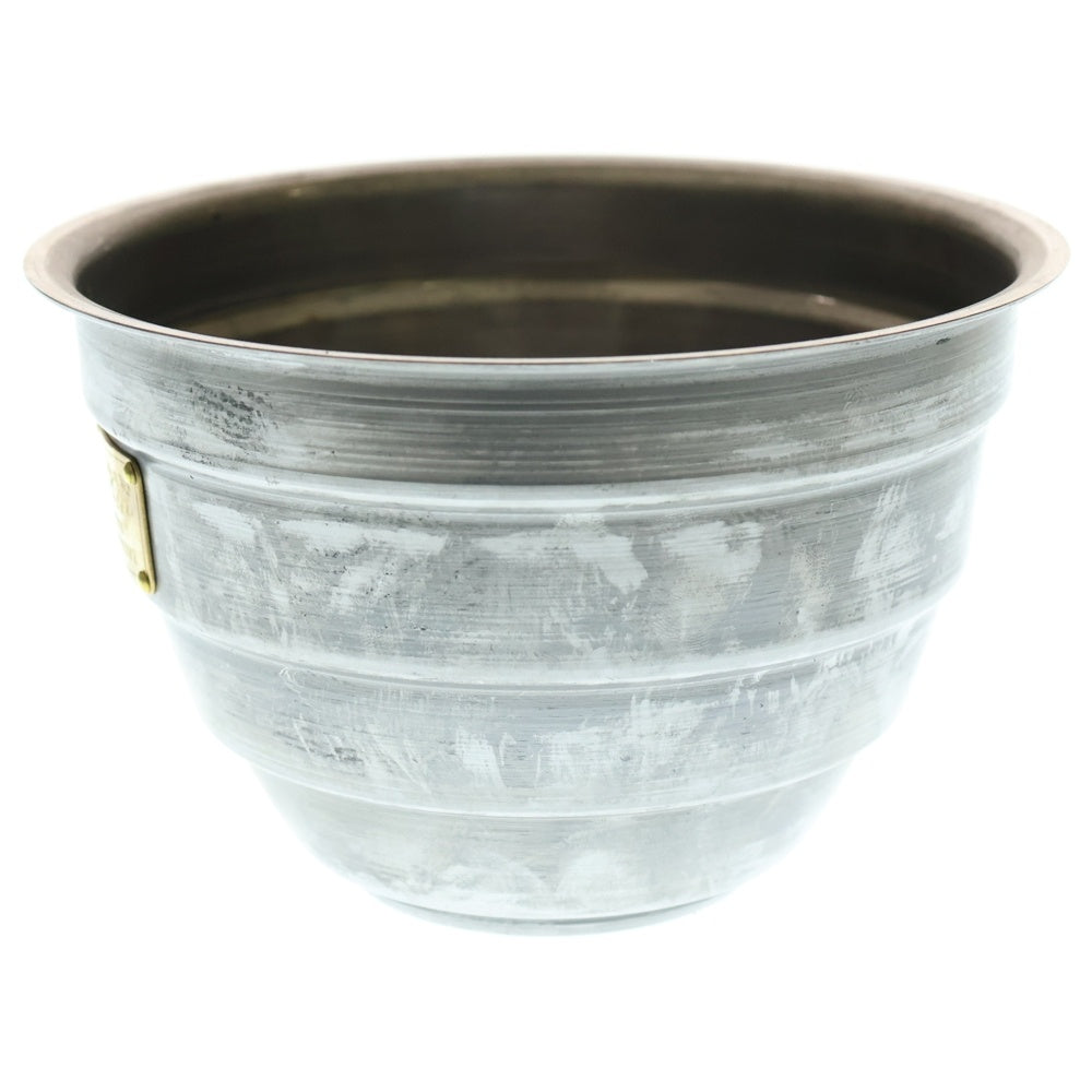 m&m(エムアンドエム) ×MASSES POT TYPE 4 - TERMIT STEEL / MEDIUM マシス ターミット 鉄鉢 ポット シルバー