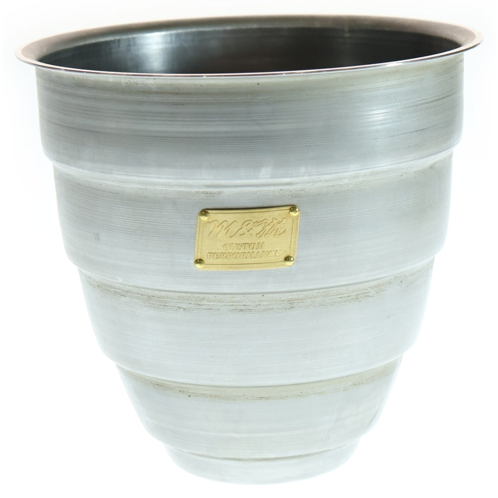 m&m(エムアンドエム) ×MASSES POT TYPE 1 - Chrysails STEEL / MEDIUM マシス クリサリス 鉄鉢 ポット シルバー