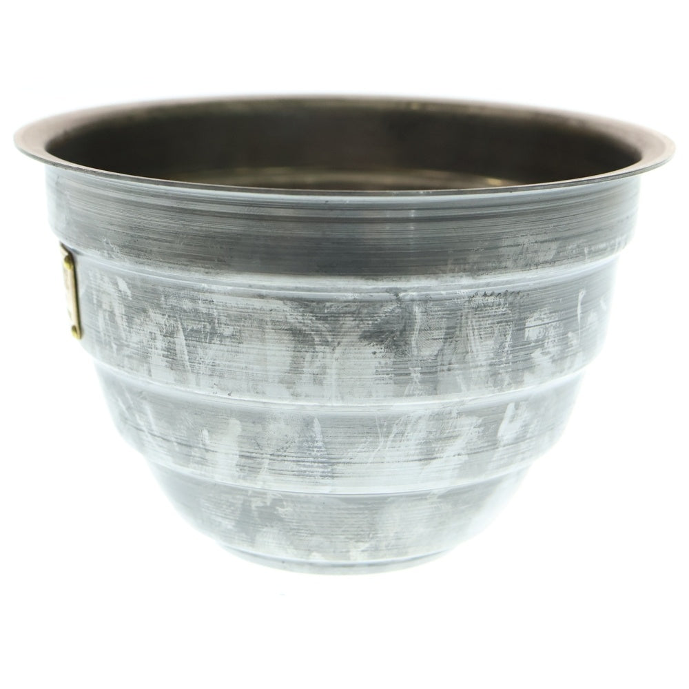 m&m(エムアンドエム) ×MASSES POT TYPE 4 - TERMIT STEEL / MEDIUM マシス ターミット 鉄鉢 ポット シルバー