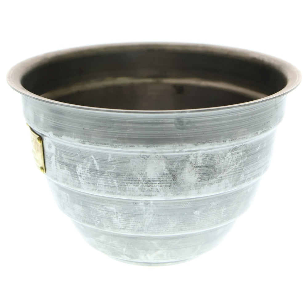 m&m(エムアンドエム) ×MASSES POT TYPE 4 - TERMIT STEEL / MEDIUM マシス ターミット 鉄鉢 ポット シルバー