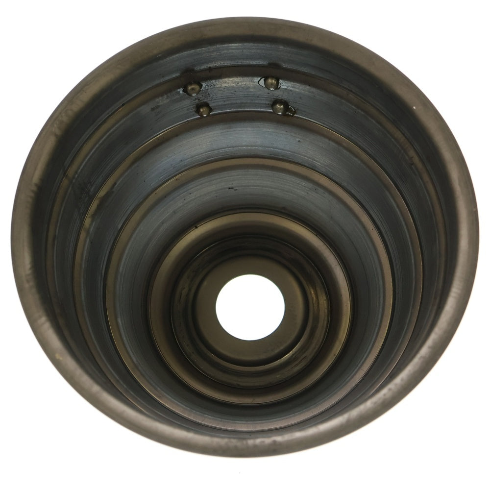 m&m(エムアンドエム) ×MASSES POT TYPE 4 - TERMIT STEEL / MEDIUM マシス ターミット 鉄鉢 ポット シルバー