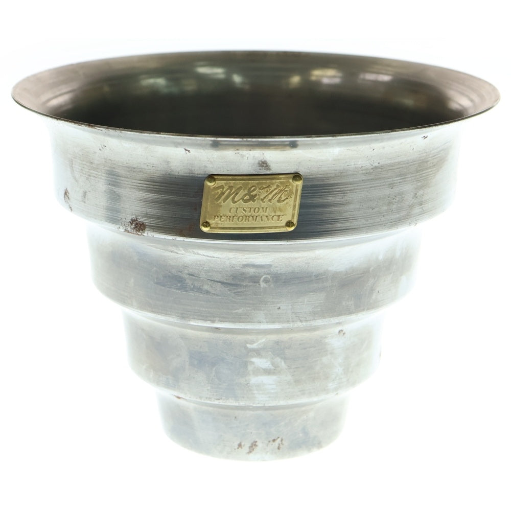 m&m(エムアンドエム) ×MASSES POT TYPE 8 - CLIFF STEEL / MEDIUM マシス クリフ 鉄鉢 ポット シルバー