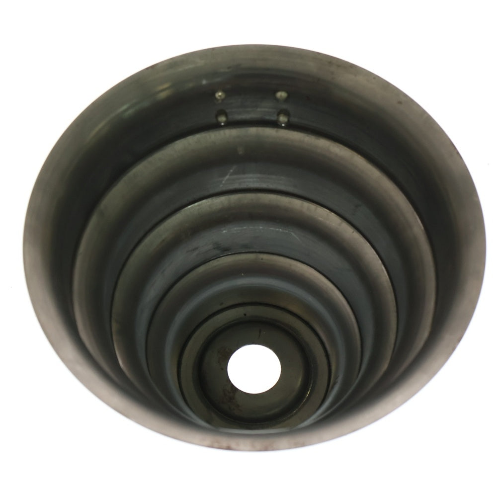 m&m(エムアンドエム) ×MASSES POT TYPE 8 - CLIFF STEEL / MEDIUM マシス クリフ 鉄鉢 ポット シルバー