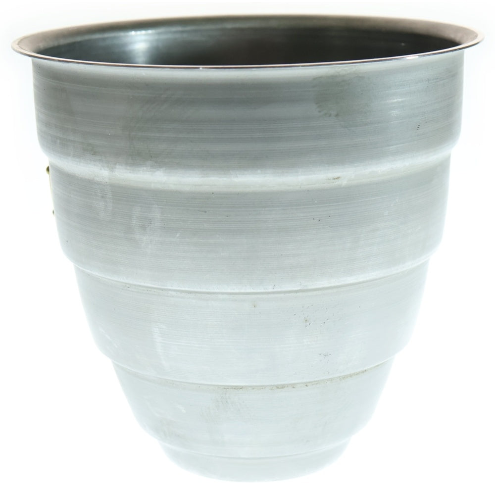 m&m(エムアンドエム) ×MASSES POT TYPE 1 - Chrysails STEEL / MEDIUM マシス クリサリス 鉄鉢 ポット シルバー