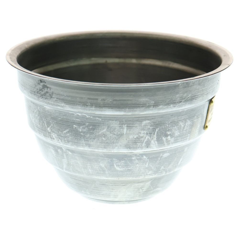 m&m(エムアンドエム) ×MASSES POT TYPE 4 - TERMIT STEEL / MEDIUM マシス ターミット 鉄鉢 ポット シルバー