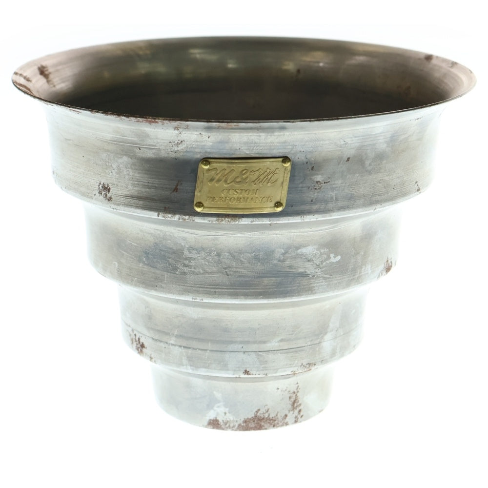 m&m(エムアンドエム) ×MASSES POT TYPE 8 - CLIFF STEEL / MEDIUM マシス クリフ 鉄鉢 ポット シルバー