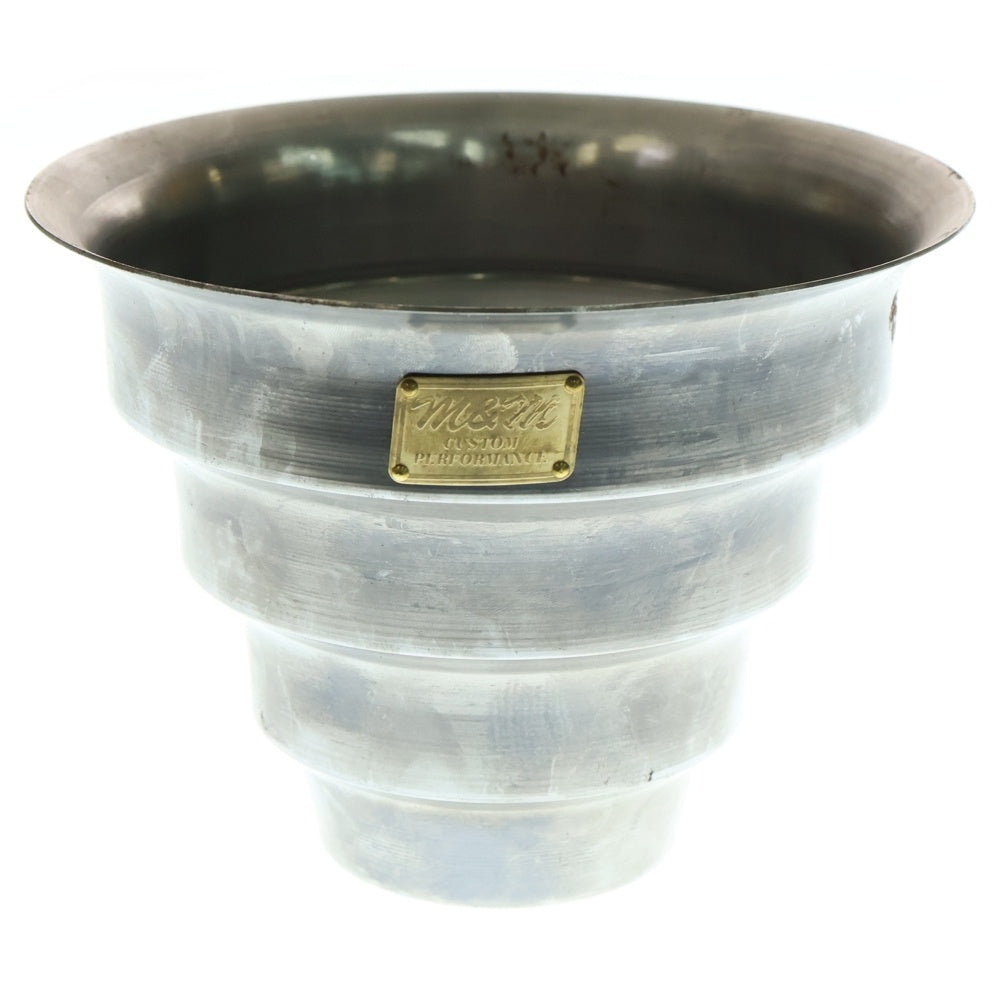 m&m(エムアンドエム) ×MASSES POT TYPE 8 - CLIFF STEEL / MEDIUM マシス クリフ 鉄鉢 ポット シルバー